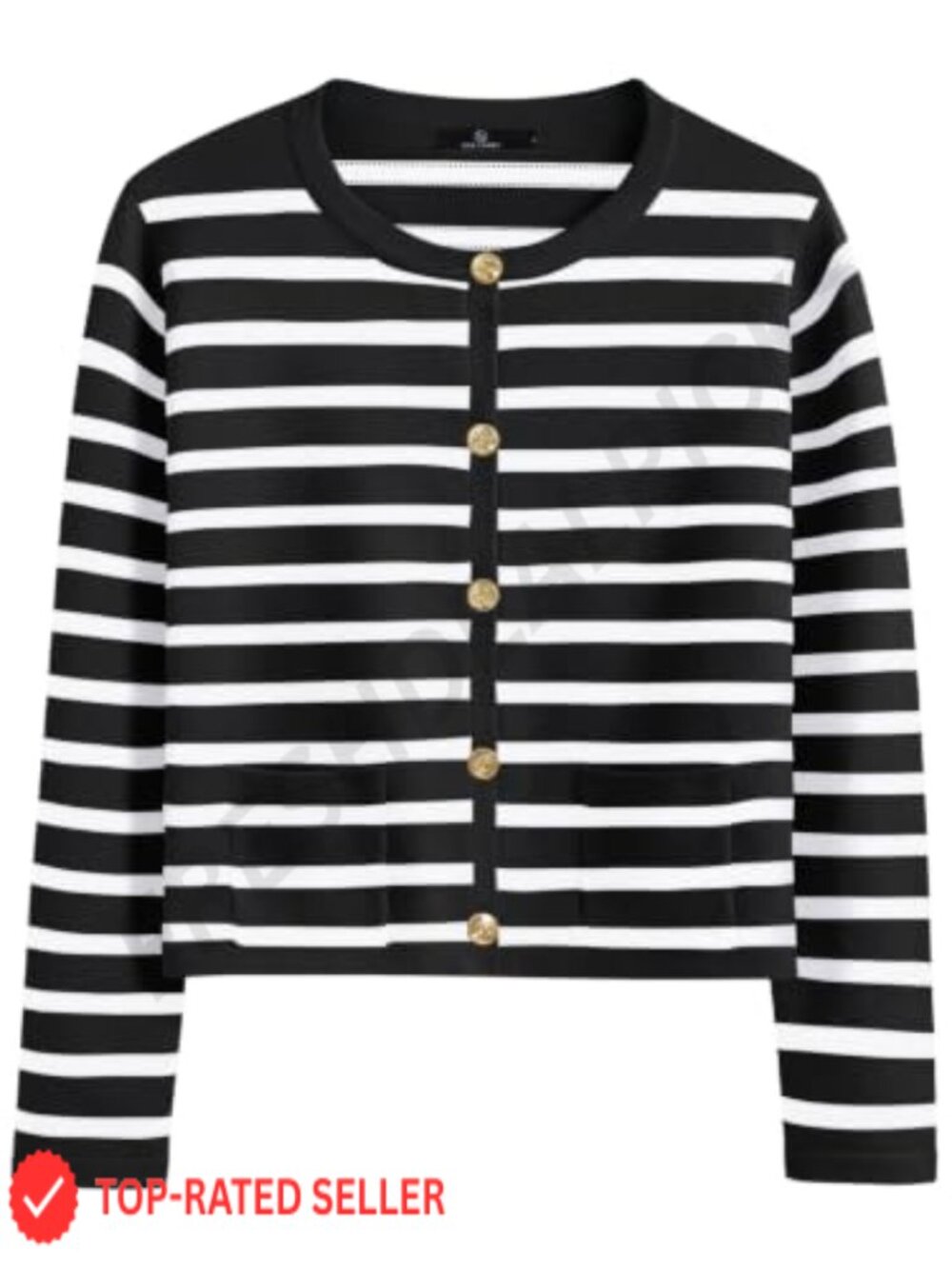 Lightweight Button Front Cardigan Sweater with Pockets